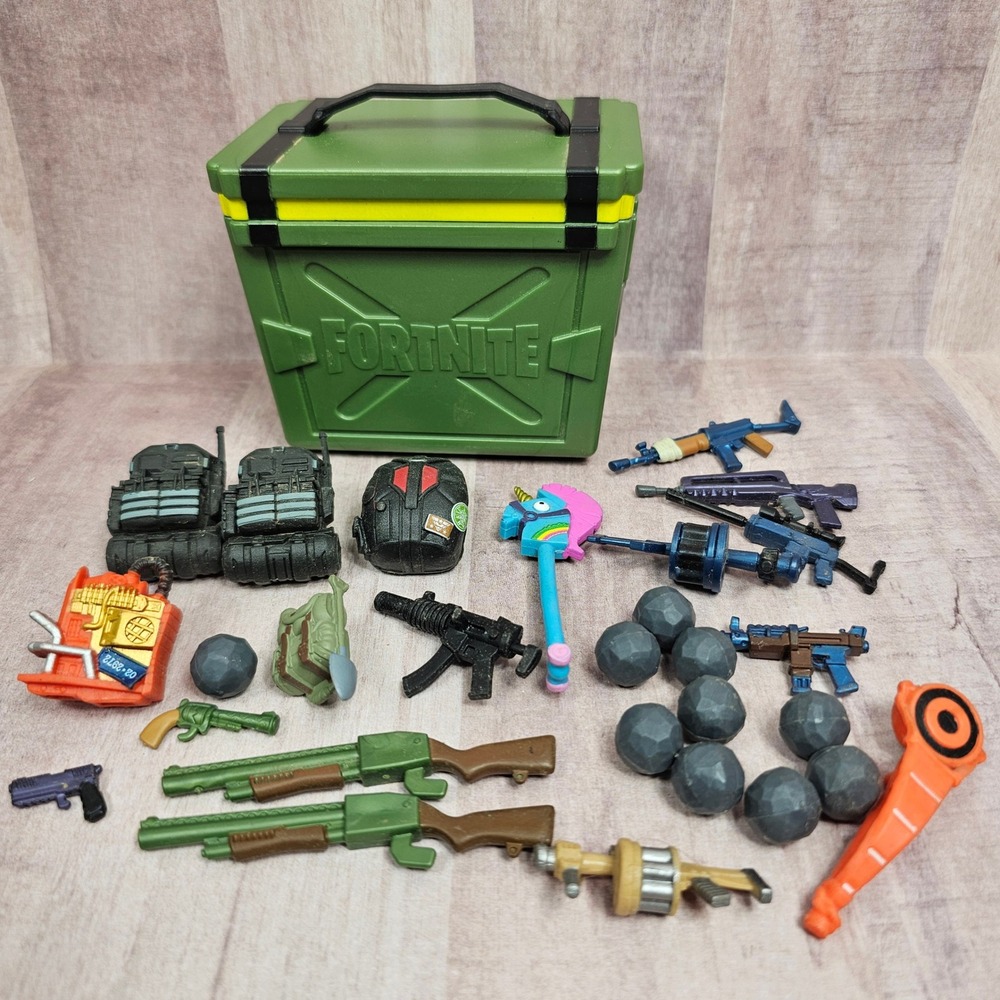 Fortnite Jazwares Supply Crate Ammo Box with Accessories Unicorn *READ*